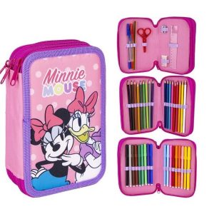 Disney Minnie Mouse 3-stöckig gefülltes Federmäppchen