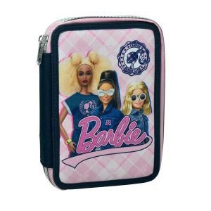 Barbie Mode gefülltes 2-stöckiges Federmäppchen